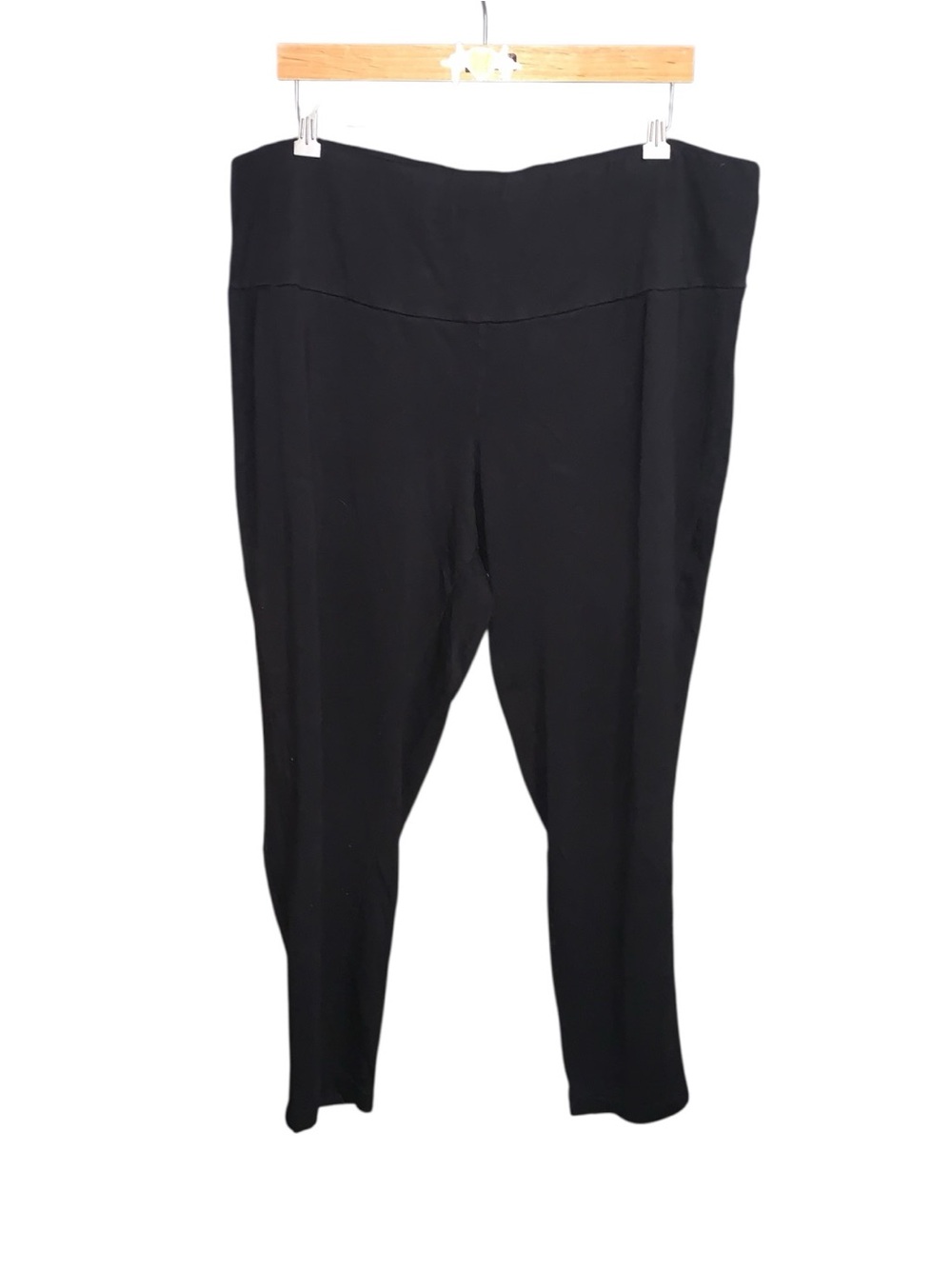 Terra & Sky 3X Black Full Length Leggings